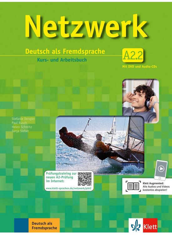 Copertă produs Netzwerk A2.2 Kursbuch/Arbeitsbuch Teil 2 +2CDs+DVD - gallery big 1