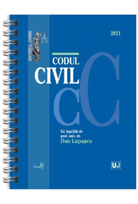 Copertă produs Codul civil 2021 (ediție spiralată)