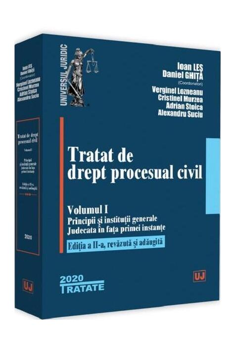 Copertă produs Tratat de drept procesual civil (Vol. 1)