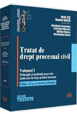 Copertă produs Tratat de drept procesual civil (Vol. 1)