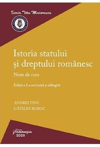 Copertă produs Istoria statului și dreptului rom&acirc;nesc