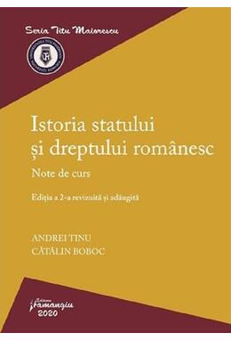 Copertă produs Istoria statului și dreptului rom&acirc;nesc