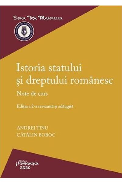 Istoria statului și dreptului rom&acirc;nesc
