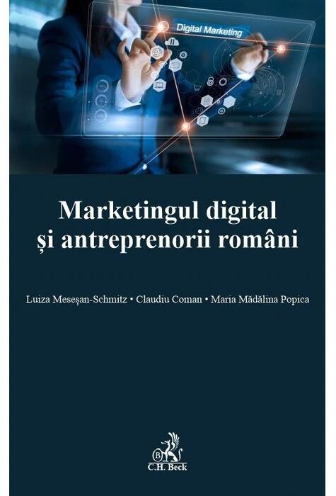 Copertă produs Marketingul digital și antreprenorii rom&acirc;ni
