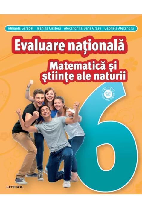 Copertă produs Matematică și Științe ale naturii. Teste pentru evaluarea națională. Clasa a VI-a