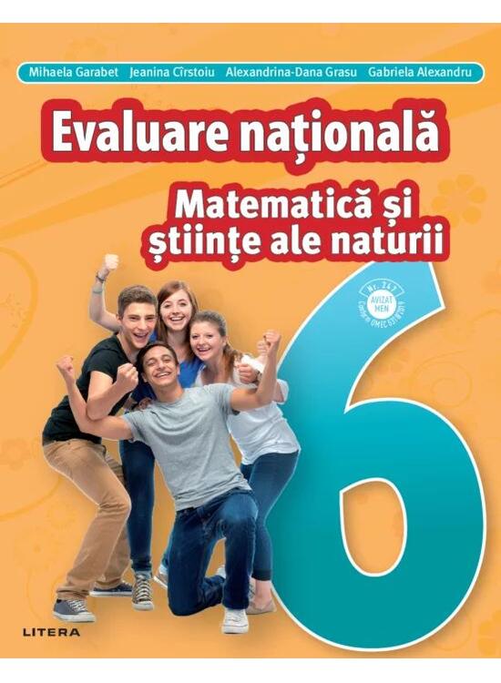 Copertă produs Matematică și Științe ale naturii. Teste pentru evaluarea națională. Clasa a VI-a - gallery big 1