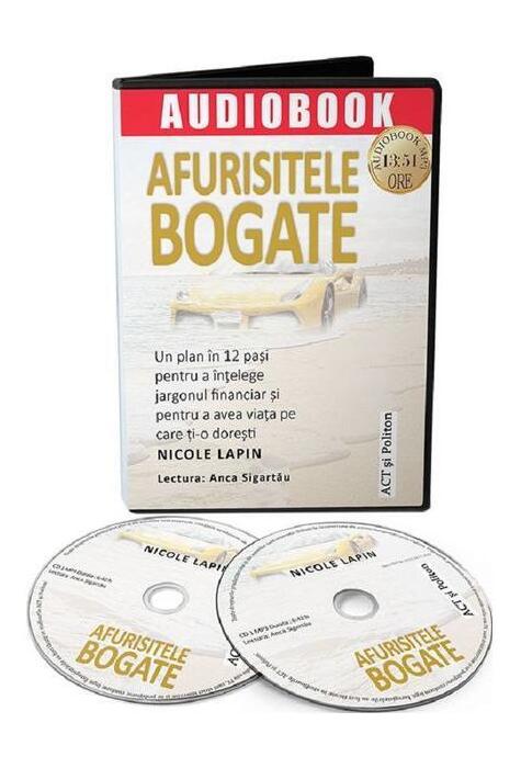 Copertă produs Audiobook. Afuristele bogate. Un plan &icirc;n 12 pași pentru a &icirc;nțelege jargonul financiar și pentru a avea viața pe care ți-o dorești
