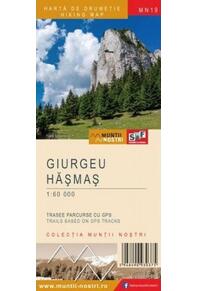 Copertă produs Munții Giurgeu - Hasmas. Hartă de drumeție