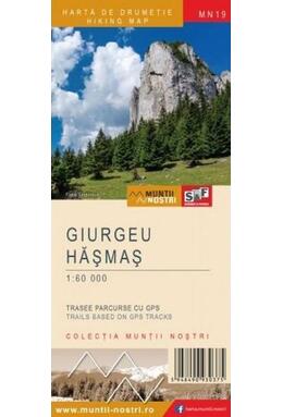 Copertă produs Munții Giurgeu - Hasmas. Hartă de drumeție