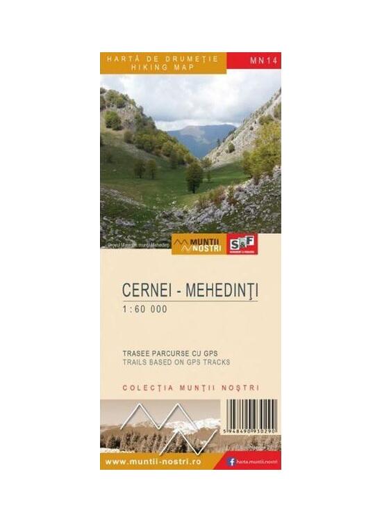 Copertă produs Munții Cernei-Mehedinți. Hartă de drumeție - gallery big 1