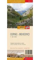 Imagine produs Munții Cernei-Mehedinți. Hartă de drumeție