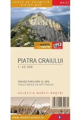 Copertă produs Piatra Craiului. Hartă de drumeție