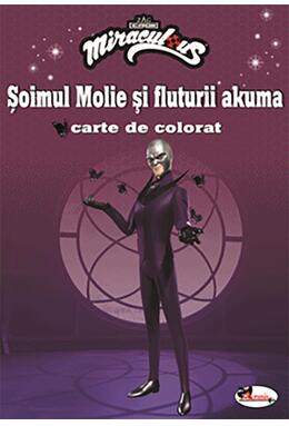 Copertă produs Șoimul Molie și fluturii akuma. Carte de colorat