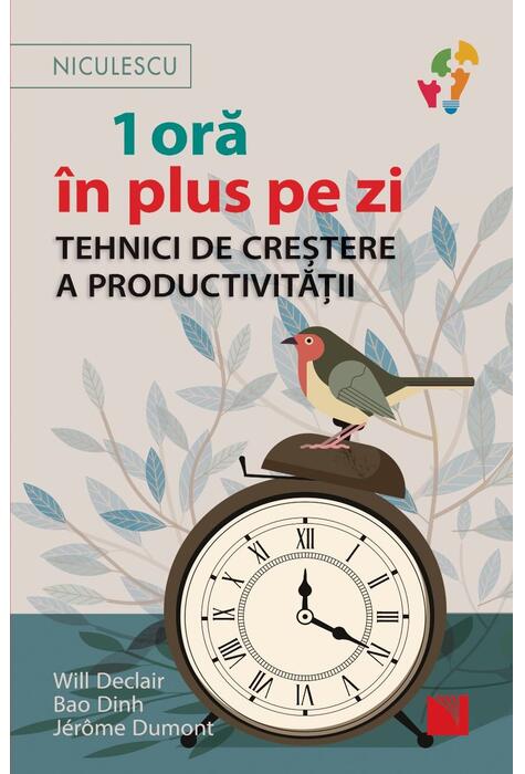 Copertă produs 1 oră &icirc;n plus pe zi. Tehnici de creștere a productivității