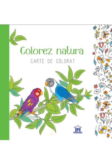 Copertă produs Colorez natura - Carte de colorat