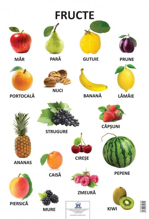 Copertă produs Planșă - Fructe