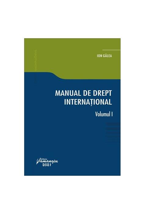 Copertă produs Manual de drept internațional. Vol. I
