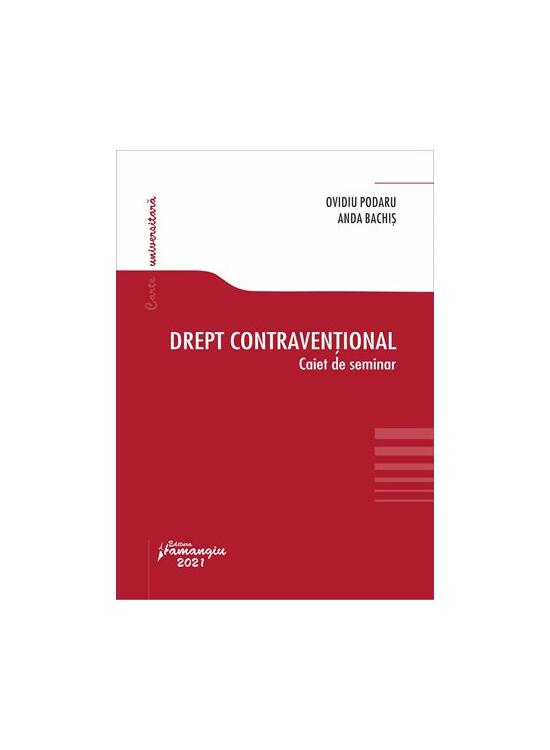 Copertă produs Drept contravențional. Caiet de seminar - gallery big 1