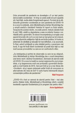 Copertă produs Semnalul de alarmă. De ce pandemia a scos la iveală slăbiciunea Vestului și care ar fi remediile