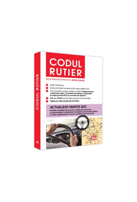 Copertă produs Codul rutier. Actualizat: martie 2021