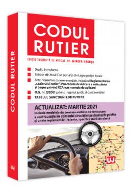 Copertă produs Codul rutier. Actualizat: martie 2021