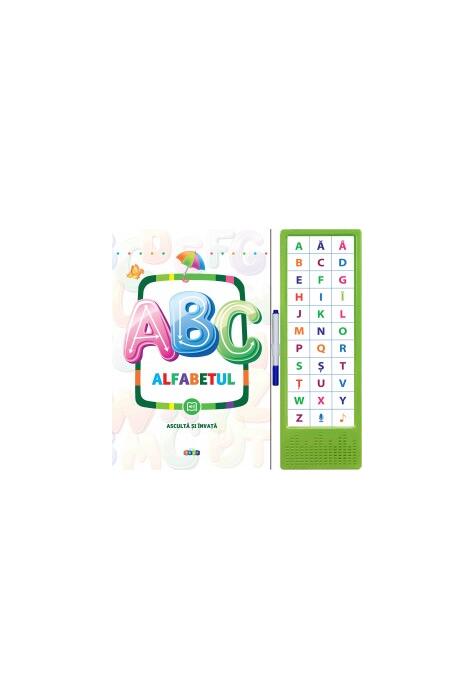Copertă produs ABC Alfabetul. Ascultă și &icirc;nvață