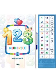Copertă produs 123 Numerele. Ascultă și &icirc;nvață