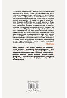 Copertă produs Istoria literaturii rom&acirc;ne contemporane 1990-2020