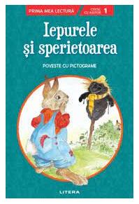 Copertă produs Iepurele și sperietoarea. Poveste cu pictograme. Citesc cu ajutor (Nivelul 1)