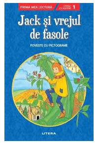 Copertă produs Jack și vrejul de fasole. Poveste cu pictograme. Citesc cu ajutor (Nivelul 1)
