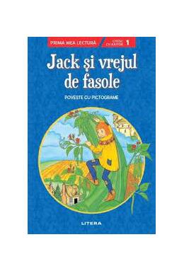Copertă produs Jack și vrejul de fasole. Poveste cu pictograme. Citesc cu ajutor (Nivelul 1)
