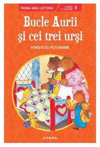 Copertă produs Bucle Aurii și cei trei urși. Poveste cu pictograme. Citesc cu ajutor (Nivelul 1)