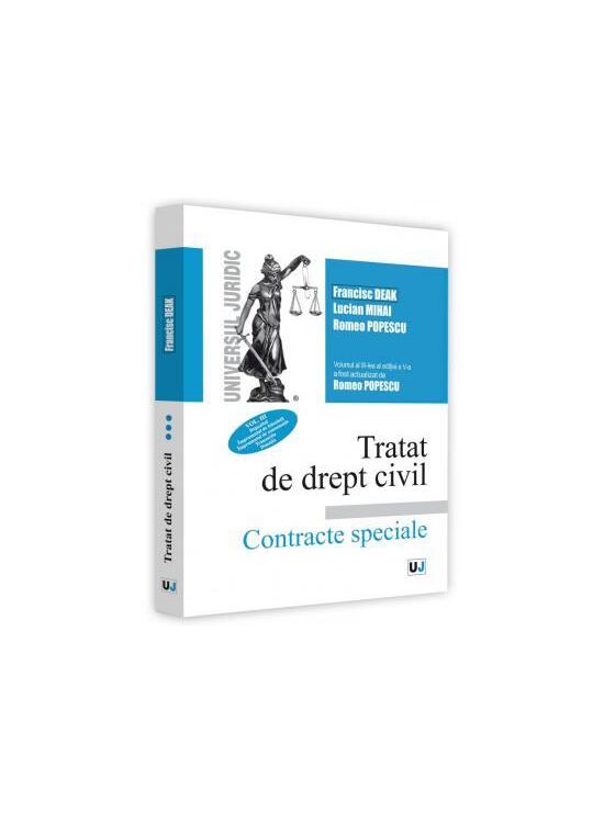 Copertă produs Tratat de drept civil. Contracte speciale. Depozitul. &Icirc;mprumutul de folosință. &Icirc;mprumutul de consumație. Tranzacția. Donația (Vol. 3) - gallery big 1