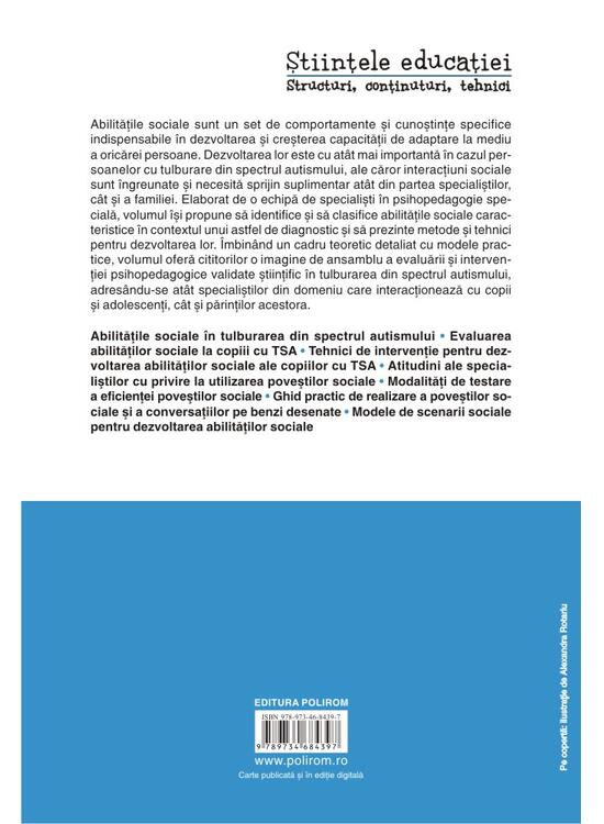 Copertă produs Abilități sociale &icirc;n tulburarea din spectrul autismului. Evaluare și intervenții psihopedagogice - gallery big 2