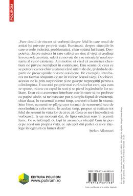 Copertă produs Despre simțul vieții. &Icirc;ntrebări, perplexități, credințe