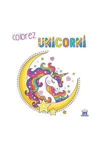 Copertă produs Colorez unicorni - carte de colorat