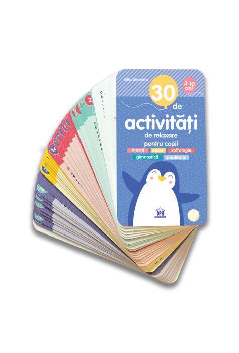 Copertă produs 30 de activități de relaxare pentru copii (3-10 ani)