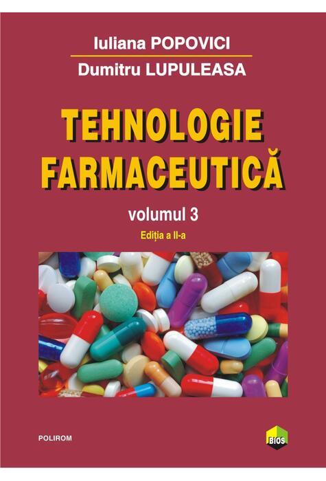 Copertă produs Tehnologie farmaceutică (Vol. III)