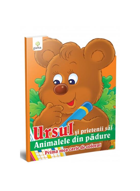 Copertă produs Ursul şi prietenii săi. Prima mea carte de colorat - gallery big 1