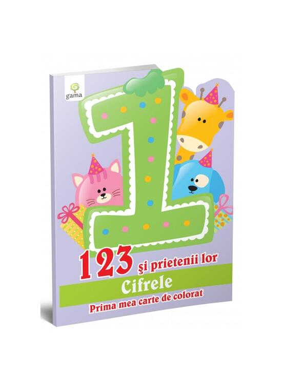 Copertă produs 123 şi prietenii lor. Prima mea carte de colorat - gallery big 1