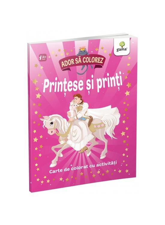 Copertă produs Prințese și prinți. Ador să colorez - gallery big 1