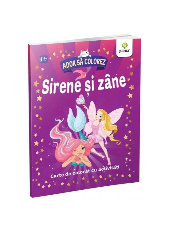 Copertă produs Sirene și z&acirc;ne. Ador să colorez - gallery big 1