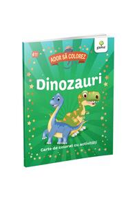 Copertă produs Dinozauri. Ador să colorez