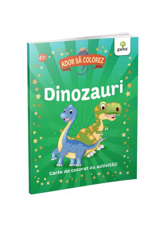 Copertă produs Dinozauri. Ador să colorez - gallery big 1