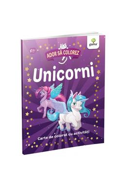Copertă produs Unicorni. Ador să colorez