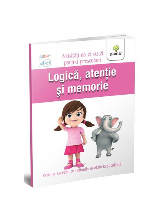 Copertă produs Logică, atenție și memorie (3-4 ani) - gallery big 1