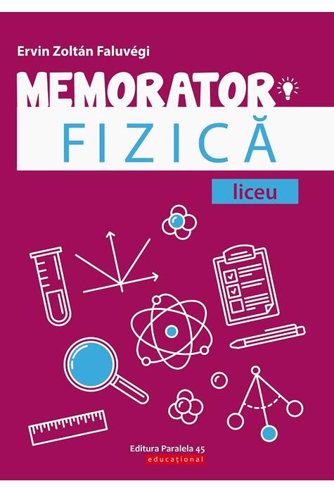 Copertă produs Memorator de Fizică pentru liceu