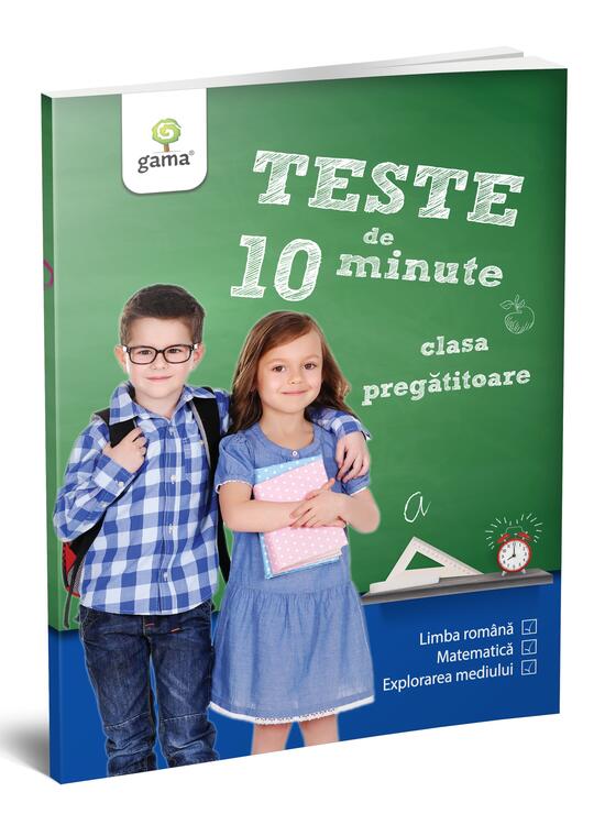 Copertă produs Teste de 10 minute. Clasa pregătitoare - gallery big 1