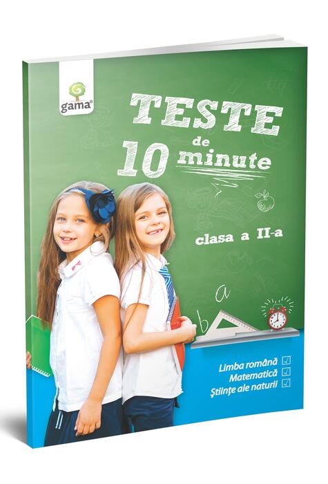 Copertă produs Teste de 10 minute. Clasa a II-a