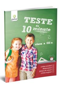 Copertă produs Teste de 10 minute. Clasa a III-a
